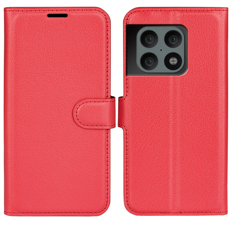 For OnePlus 10 Pro 5G Litchi Texture Horizontal Flip Protective Case with Holder & Card Slots & Wallet