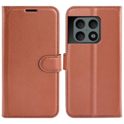 For OnePlus 10 Pro 5G Litchi Texture Horizontal Flip Protective Case with Holder & Card Slots & Wallet