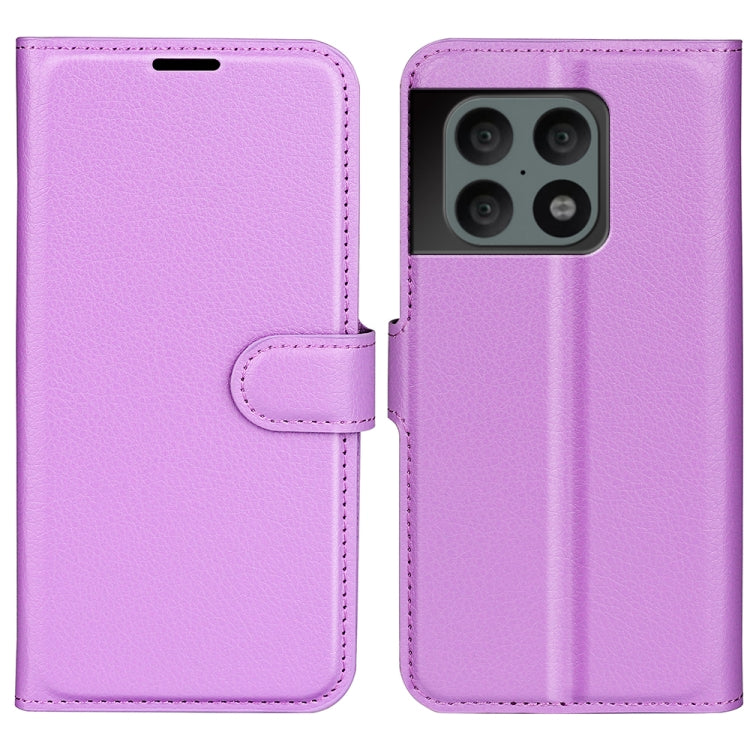 For OnePlus 10 Pro 5G Litchi Texture Horizontal Flip Protective Case with Holder & Card Slots & Wallet