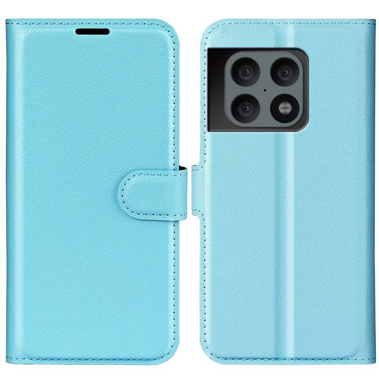 For OnePlus 10 Pro 5G Litchi Texture Horizontal Flip Protective Case with Holder & Card Slots & Wallet