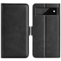 For Google Pixel 6a Dual-side Magnetic Buckle Leather Phone Case