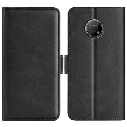 For Nokia G300 Dual-side Magnetic Buckle Leather Phone Case, For Nokia G300