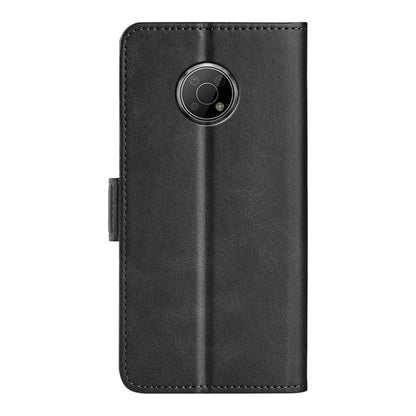 For Nokia G300 Dual-side Magnetic Buckle Leather Phone Case, For Nokia G300