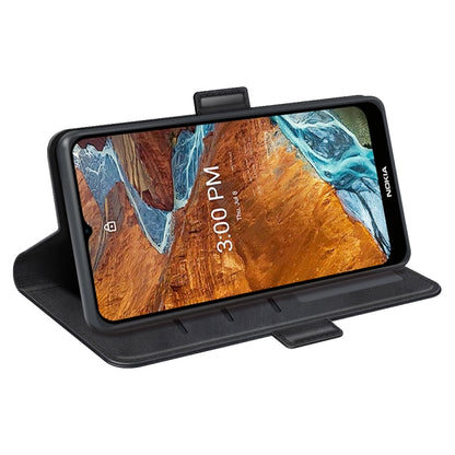 For Nokia G300 Dual-side Magnetic Buckle Leather Phone Case, For Nokia G300