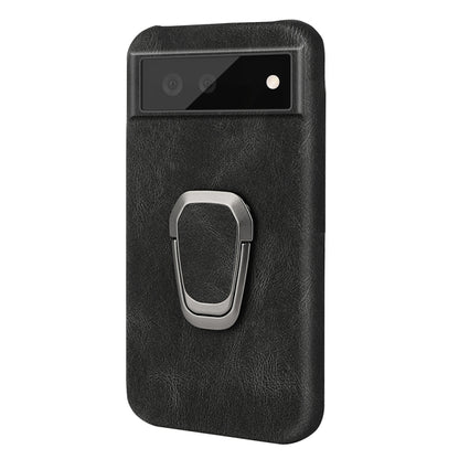 For Google Pixel 6 Ring Holder PU Phone Case