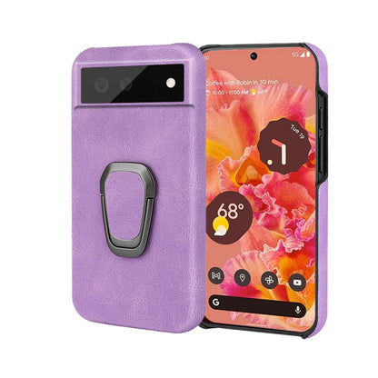 For Google Pixel 6 Ring Holder PU Phone Case, For Google Pixel 6