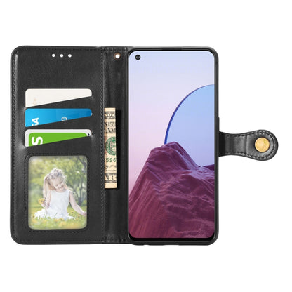 Solid Color Leather Buckle Phone Case, For OnePlus Nord N20 5G