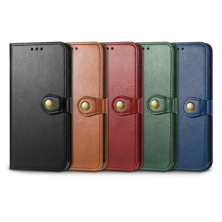 Solid Color Leather Buckle Phone Case, For OnePlus Nord N20 5G