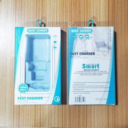 PD03 20W PD3.0 + QC3.0 USB Charger with Type-C to Type-C Data Cable, EU Plug, EU Plug + Type-C to Type-C Cable