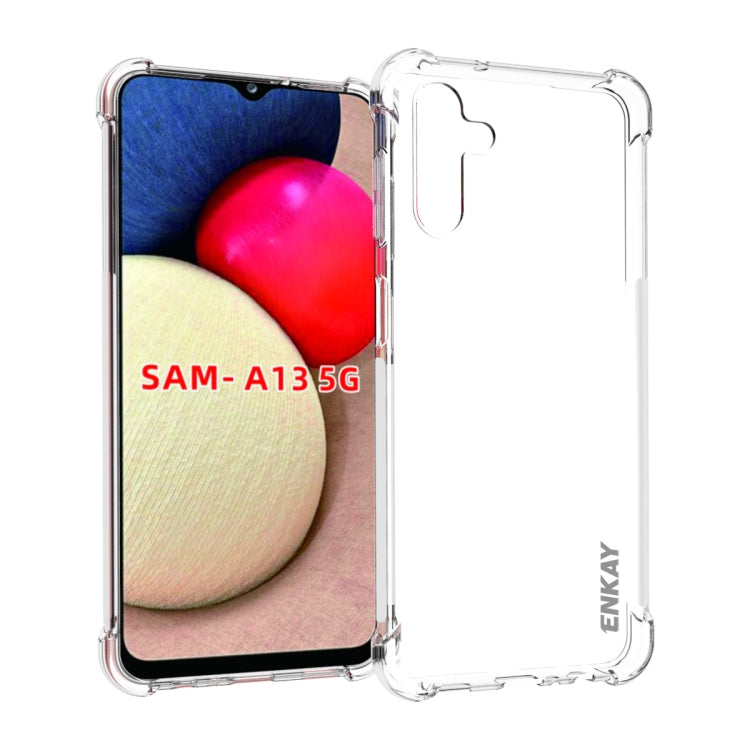ENKAY Transparent TPU Shockproof Case, For Samsung Galaxy A03 4G 164mm, For Samsung Galaxy A03 4G 166mm, For Samsung Galaxy A03s 4G EU Version, For Samsung Galaxy A13 5G, For Samsung Galaxy M52 5G, For Samsung Galaxy S22 5G, For Samsung Galaxy S22+ 5G�...