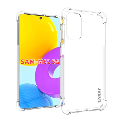 ENKAY Transparent TPU Shockproof Case, For Samsung Galaxy A03 4G 164mm, For Samsung Galaxy A03 4G 166mm, For Samsung Galaxy A03s 4G EU Version, For Samsung Galaxy A13 5G, For Samsung Galaxy M52 5G, For Samsung Galaxy S22 5G, For Samsung Galaxy S22+ 5G�...