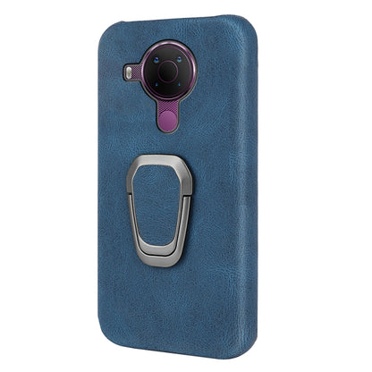 For Nokia 5.4 Ring Holder PU Phone Case, For Nokia 5.4