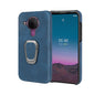 For Nokia 5.4 Ring Holder PU Phone Case, For Nokia 5.4