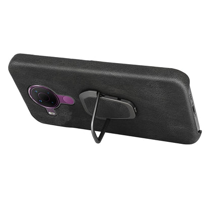 For Nokia 5.4 Ring Holder PU Phone Case, For Nokia 5.4