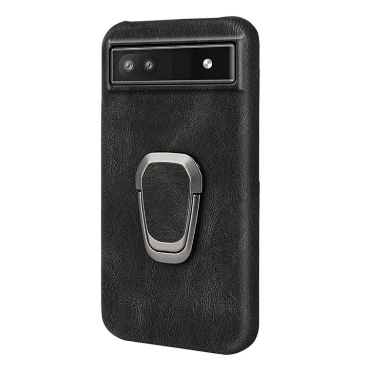 For Google Pixel 6a Ring Holder PU Phone Case, For Google Pixel 6a
