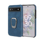 For Google Pixel 6a Ring Holder PU Phone Case, For Google Pixel 6a