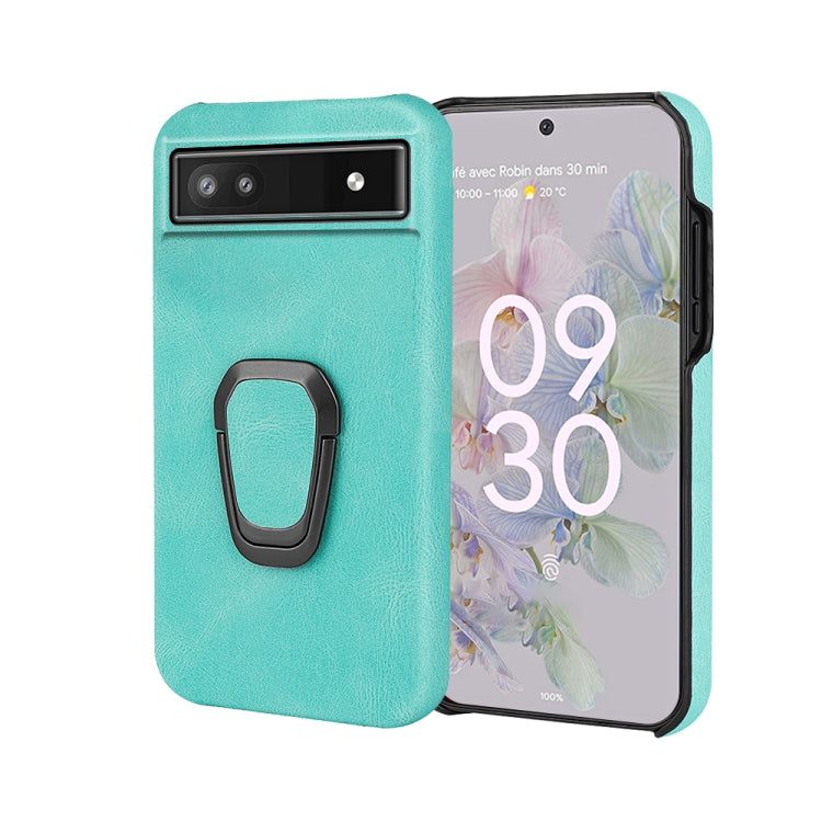 For Google Pixel 6a Ring Holder PU Phone Case, For Google Pixel 6a