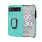 For Google Pixel 6a Ring Holder PU Phone Case, For Google Pixel 6a