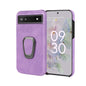 For Google Pixel 6a Ring Holder PU Phone Case, For Google Pixel 6a