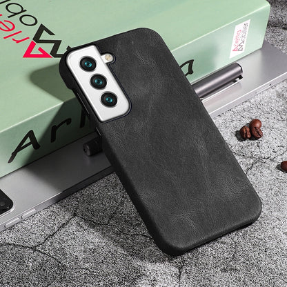 Ring Holder PU Phone Case For Samsung Galaxy S22+ 5G, For Samsung Galaxy S22+ 5G