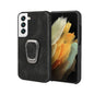 Ring Holder PU Phone Case For Samsung Galaxy S22+ 5G, For Samsung Galaxy S22+ 5G