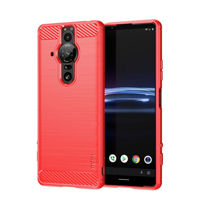 MOFI Gentleness Brushed Carbon Fiber Soft TPU Case, For Nokia G50, For Samsung Galaxy A53 5G, For Sony Xperia Pro-I, For OnePlus 10 Pro 5G, For OnePlus Nord CE 5G