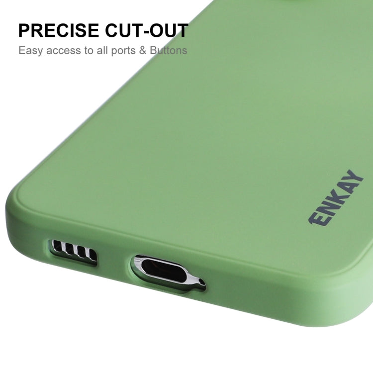 For Samsung Galaxy S22 5G ENKAY Liquid Silicone Soft Shockproof Phone Case