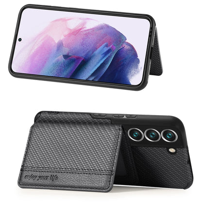 Carbon Fiber Magnetic Card Holder TPU+PU Case