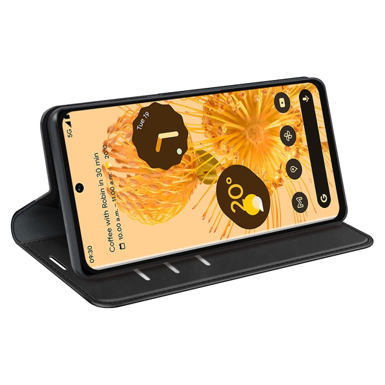 For Google Pixel 7 Retro-skin Magnetic Suction Leather Phone Case