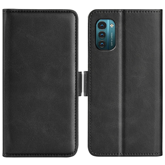 For Nokia G11/G21 Dual-side Magnetic Buckle Leather Phone Case