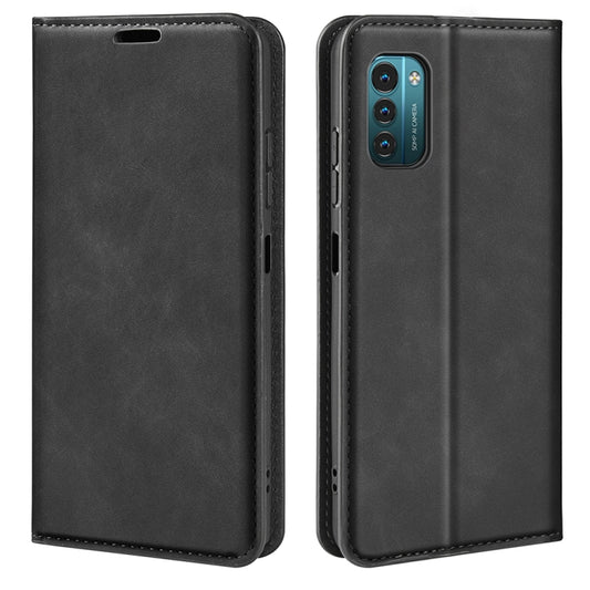 For Nokia G11/G21 Retro-skin Magnetic Suction Leather Phone Case