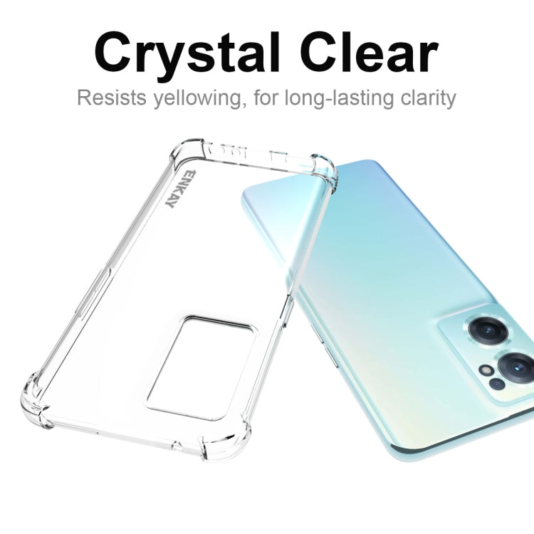 For OnePlus Nord CE 2 5G ENKAY Clear TPU Shockproof Case, For OnePlus Nord CE 2 5G