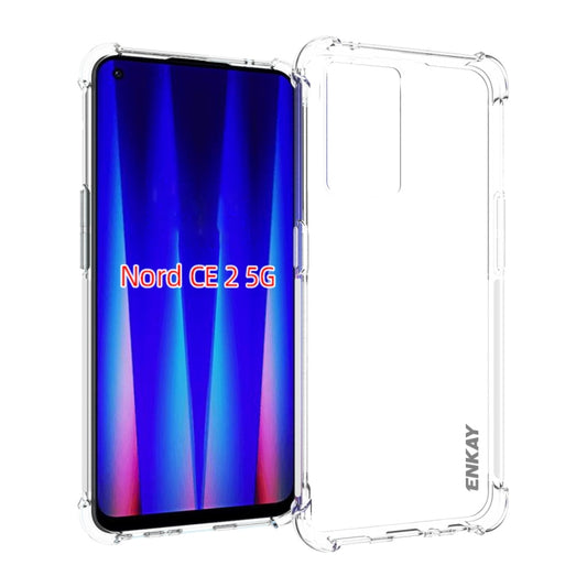 For OnePlus Nord CE 2 5G ENKAY Clear TPU Shockproof Case, For OnePlus Nord CE 2 5G