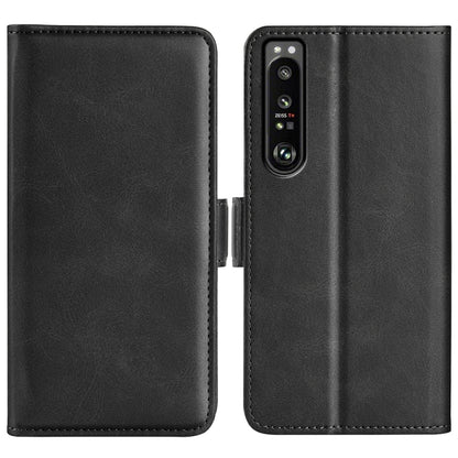 For Sony Xperia 1 IV Dual-side Magnetic Buckle Leather Phone Case