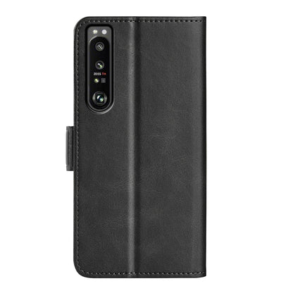 For Sony Xperia 1 IV Dual-side Magnetic Buckle Leather Phone Case