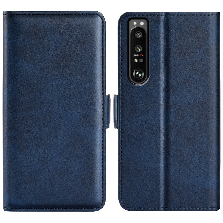 For Sony Xperia 1 IV Dual-side Magnetic Buckle Leather Phone Case