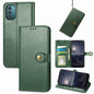 Retro Solid Color Buckle Leather Phone Case, For Nokia G21