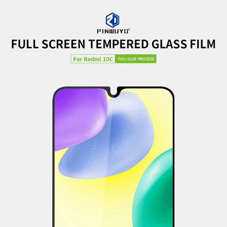 PINWUYO 9H 2.5D Full Screen Tempered Glass Film