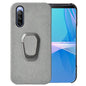 For Sony Xperia 10 IV Ring Holder Honeycomb PU Phone Case