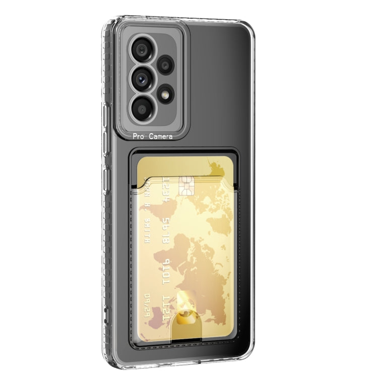 Card Bag Shockproof Transparent Phone Case, For Samsung Galaxy S22 Ultra 5G, For Samsung Galaxy S22+ 5G, For Samsung Galaxy S22 5G, For Samsung Galaxy S21 FE 5G, For Samsung Galaxy S21 Ultra 5G, For Samsung Galaxy S21+ 5G, For Samsung Galaxy S21 5G    ...