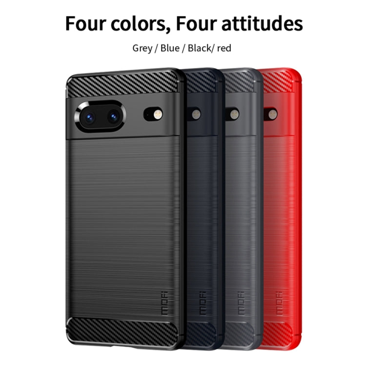 MOFI Gentleness Series Brushed Texture Carbon Fiber TPU Phone Case