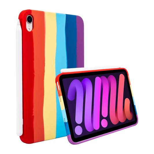 Liquid Silicone Magnetic Pen Function Tablet Case for iPad mini 6