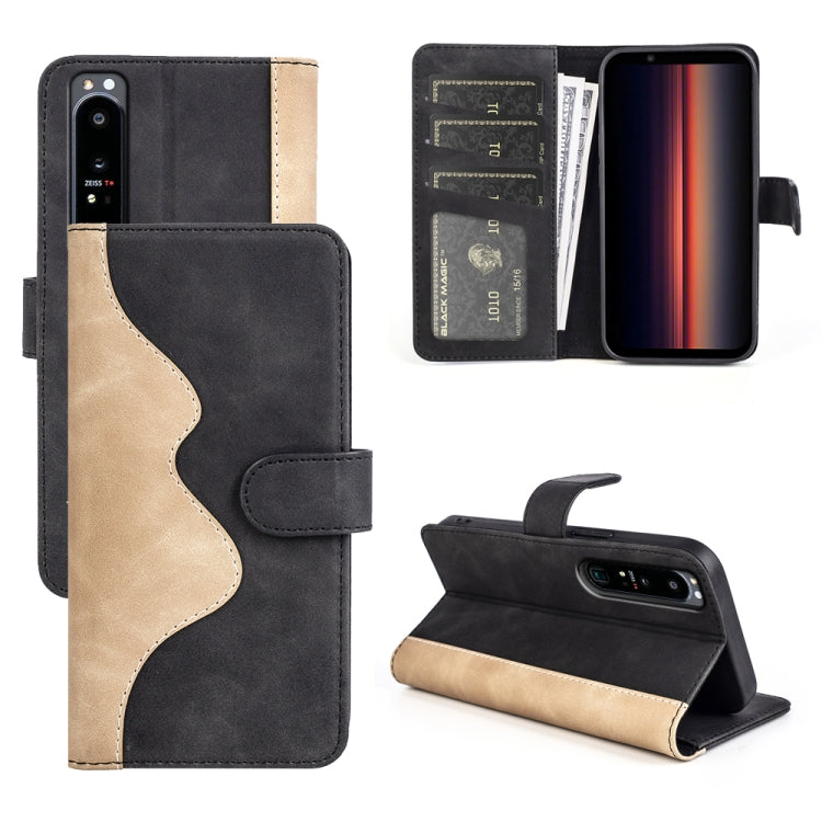 Stitching Horizontal Flip Leather Phone Case, For Sony Xperia 10 IV, For Sony Xperia 1 IV