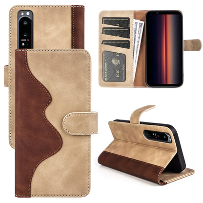Stitching Horizontal Flip Leather Phone Case, For Sony Xperia 10 IV, For Sony Xperia 1 IV