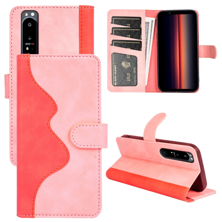 Stitching Horizontal Flip Leather Phone Case, For Sony Xperia 10 IV, For Sony Xperia 1 IV