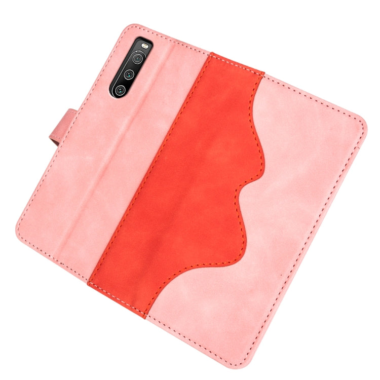 Stitching Horizontal Flip Leather Phone Case, For Sony Xperia 10 IV, For Sony Xperia 1 IV