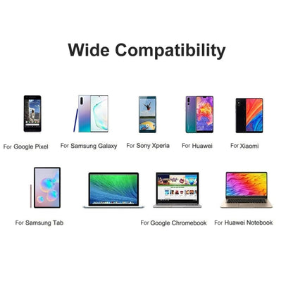 ENKAY ENK-AT106 USB-C / Type-C to 3.5mm Audio + Type-C Headphone & Charging Adapter Data Cable