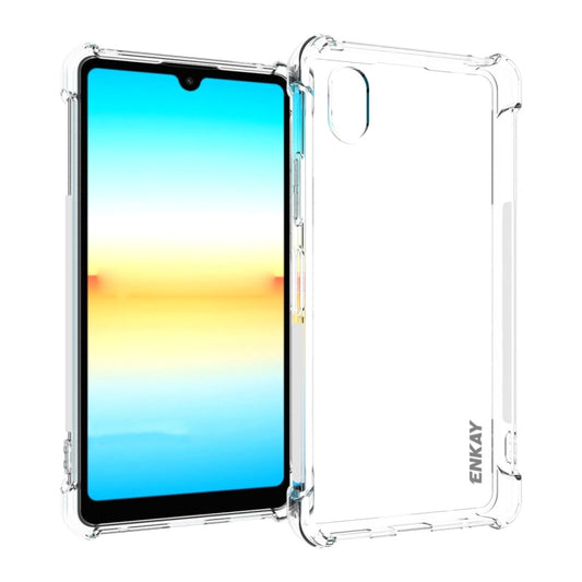 For Sony Xperia Ace III ENKAY Clear TPU Shockproof Phone Case