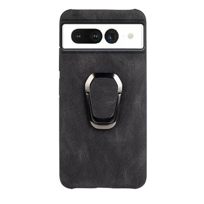 For Google Pixel 7 Ring Holder PU Phone Case