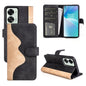 For OnePlus Nord 2T 5G Stitching Horizontal Flip Leather Phone Case, For OnePlus Nord 2T 5G